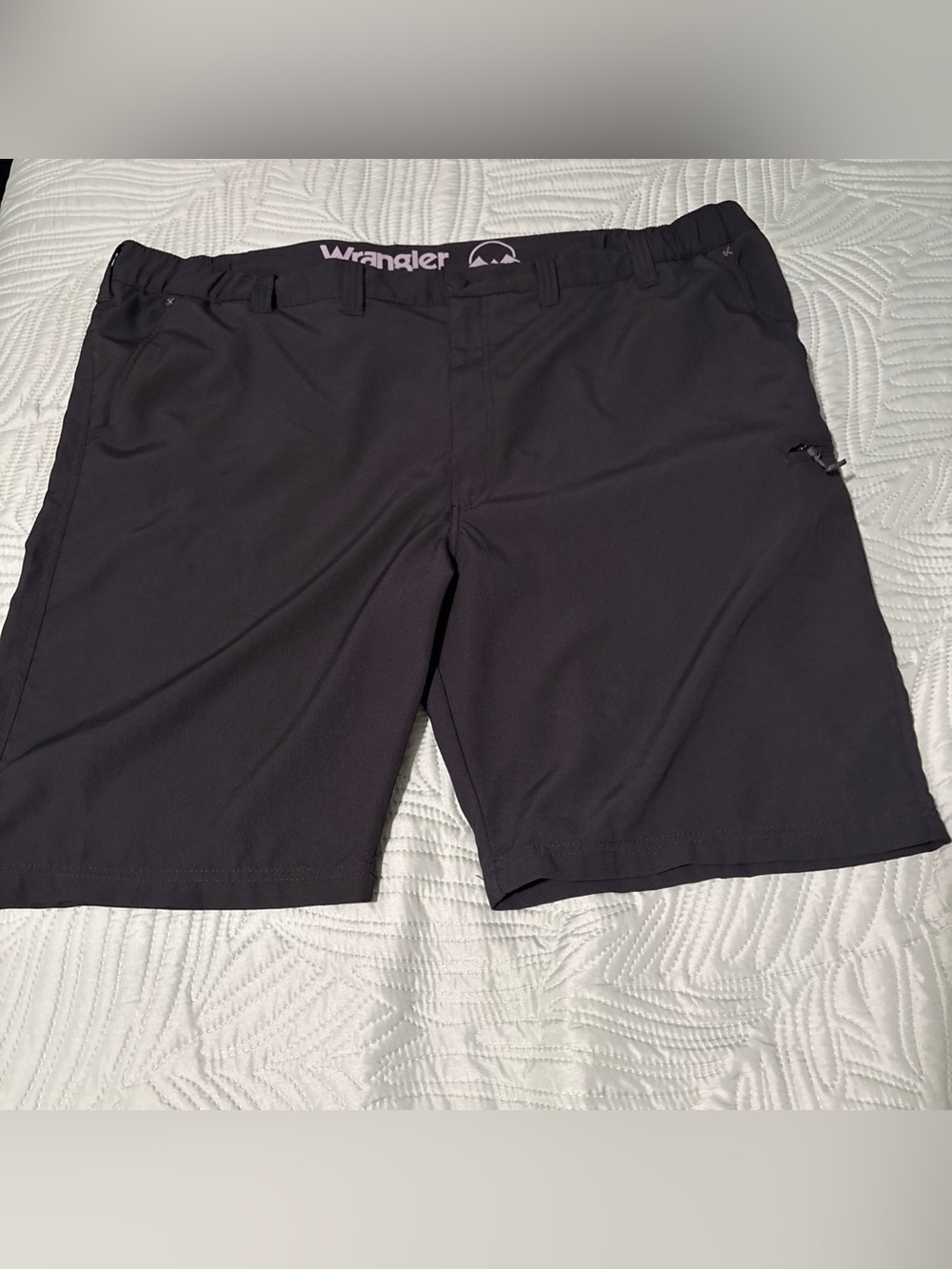 Wrangler Shorts 48 Dark Gray Utility Outdoor Performance Side Elastic Men